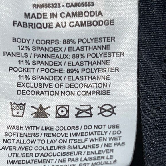 Nike Pro CQ8343-010 Short Sleeve 1/4-Zip Hoodie Black Sz L - Picture 12 of 12